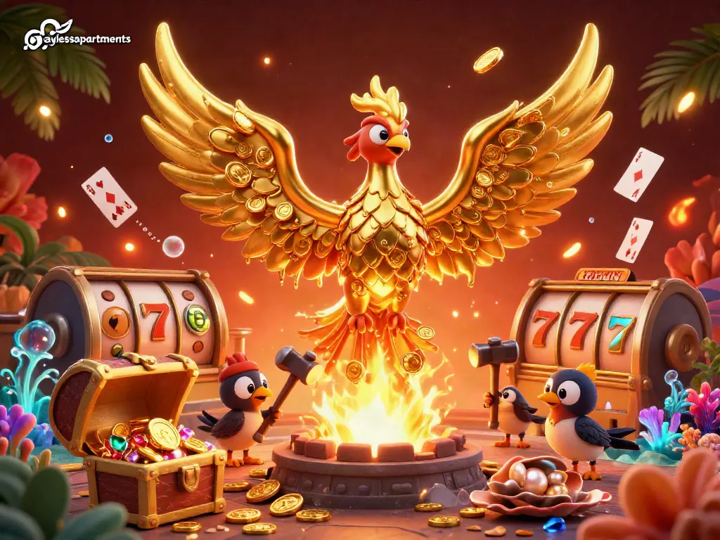 Experience thrilling wins at paylessapartments with our captivating golden phoenix and slot themes.